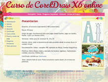 Tablet Screenshot of curso-corel.com